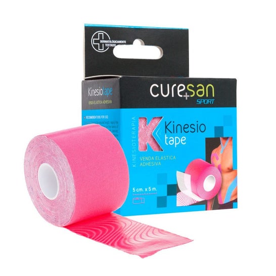 Curesan Kinesiotape Rosa 5cmx5m 1ud