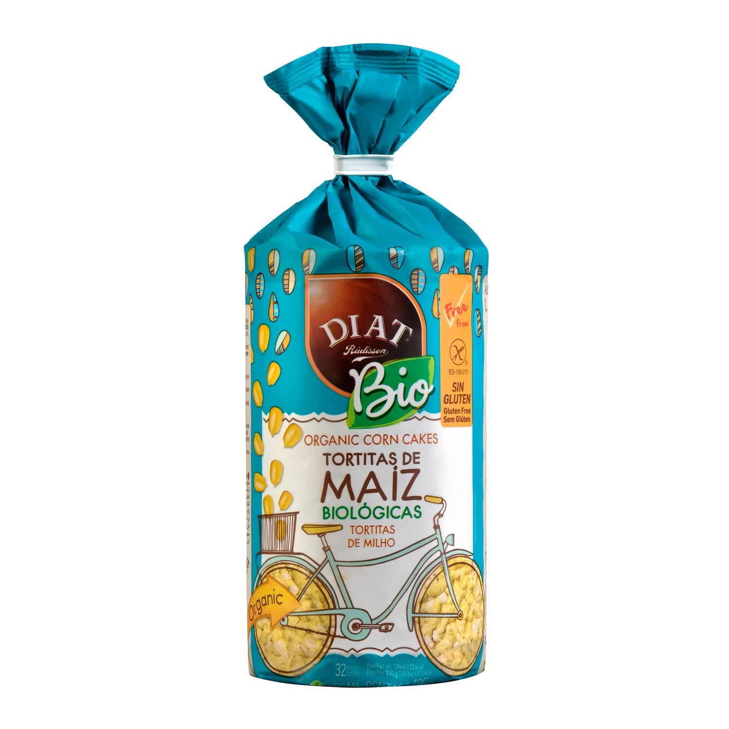 Diet-Radisson Tortas Maíz Sin gluten 130 g