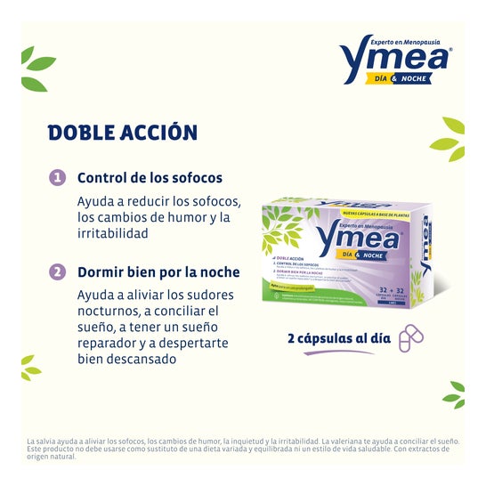 Ymea Día y Noche Doble Acción 32+32caps