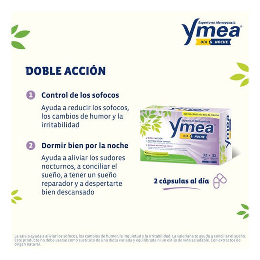 Ymea Día y Noche Doble Acción 32+32caps