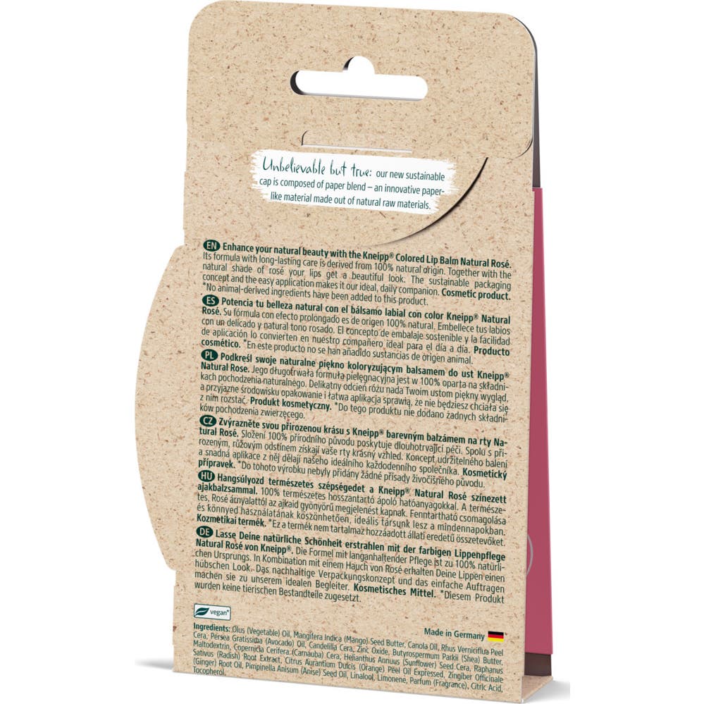 Kneipp Bálsamo Labial Natural Rosa 3,5g