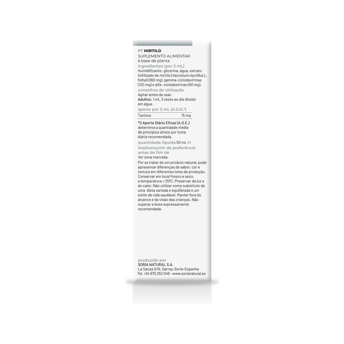 Soria Natural Arándano Extracto 50ml
