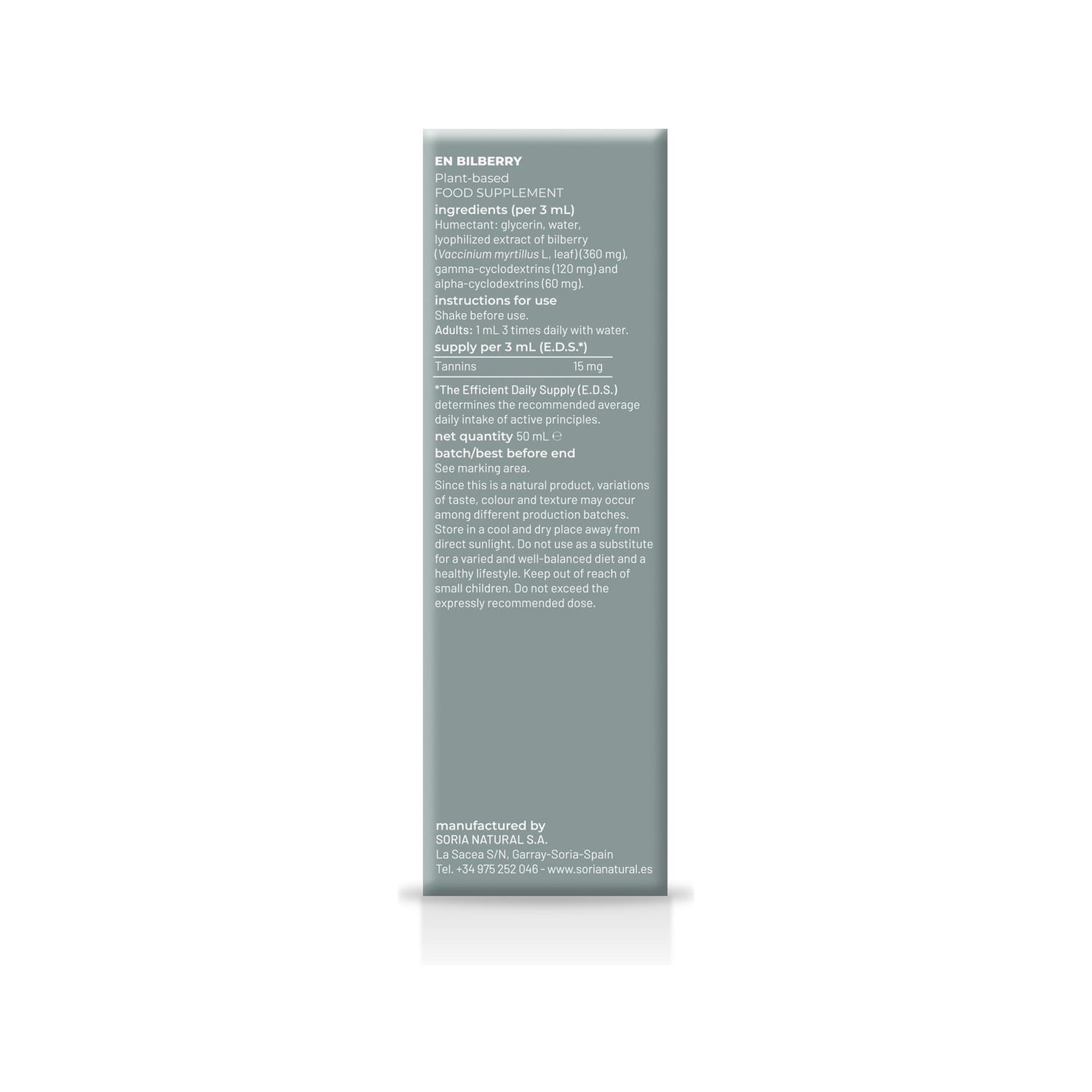 Soria Natural Arándano Extracto 50ml