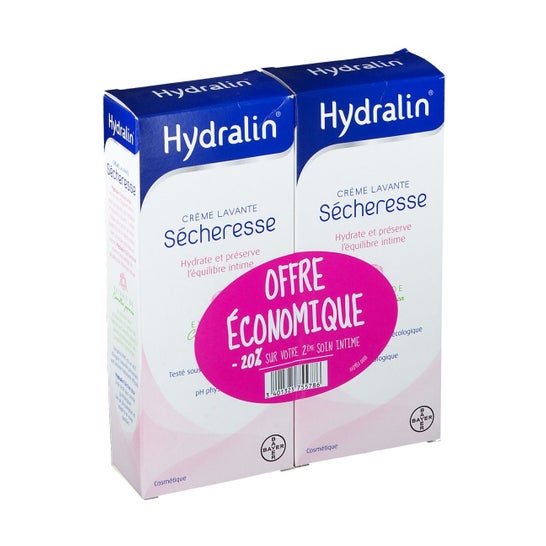 Hydralin Crema Limpiadora Sequedad 2x200 ml