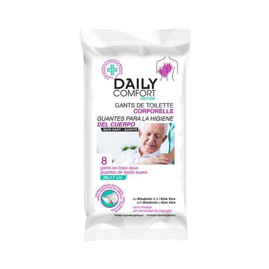 Disfarma Daily Comfort Senior guantes Corporales 8 uds