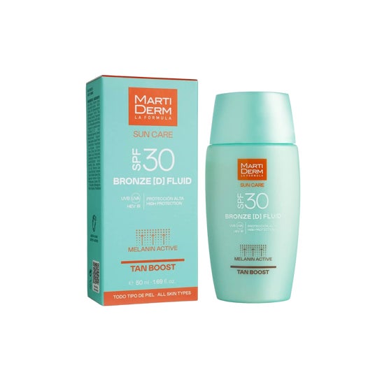 Martiderm® Sun Care Bronze D Fluid Tan Boost SPF30 50ml