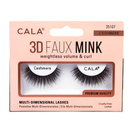 Cala Lashes 3D Faux Mink Pestañas Postizas Cashmere 1 Par
