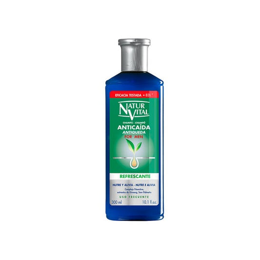 NaturVital Champú Anticaída Refrescante 300 ml