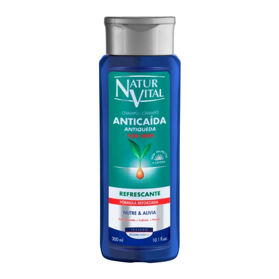 NaturVital Champú Anticaída Refrescante 300 ml