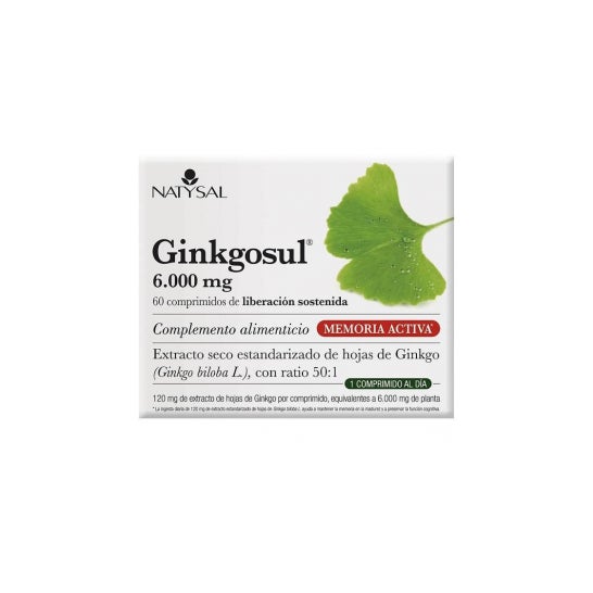 Natysal Ginkgosul ® 6 000 mg 60 comprimidos