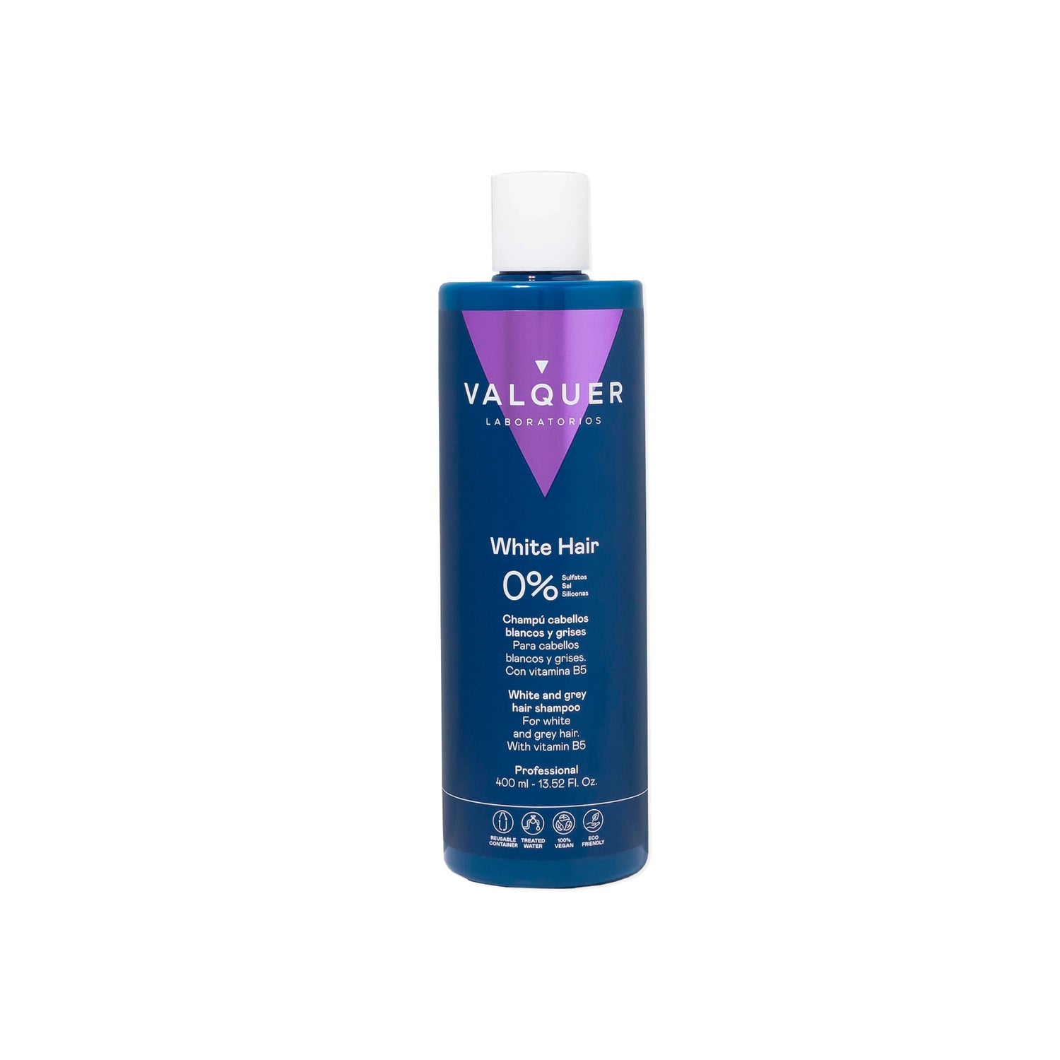 Valquer Champú Cabellos Blancos y Grises 400ml