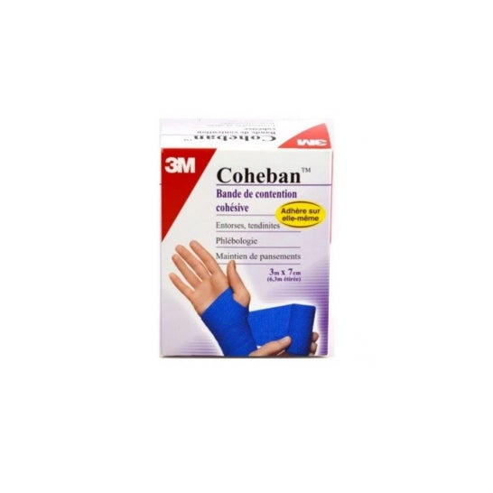 Bda. Coheban 7Cmx3M Azul 1583