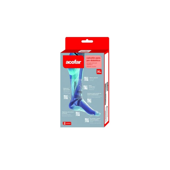 Acofar Calcetin Pie Diabetico Talla Xl