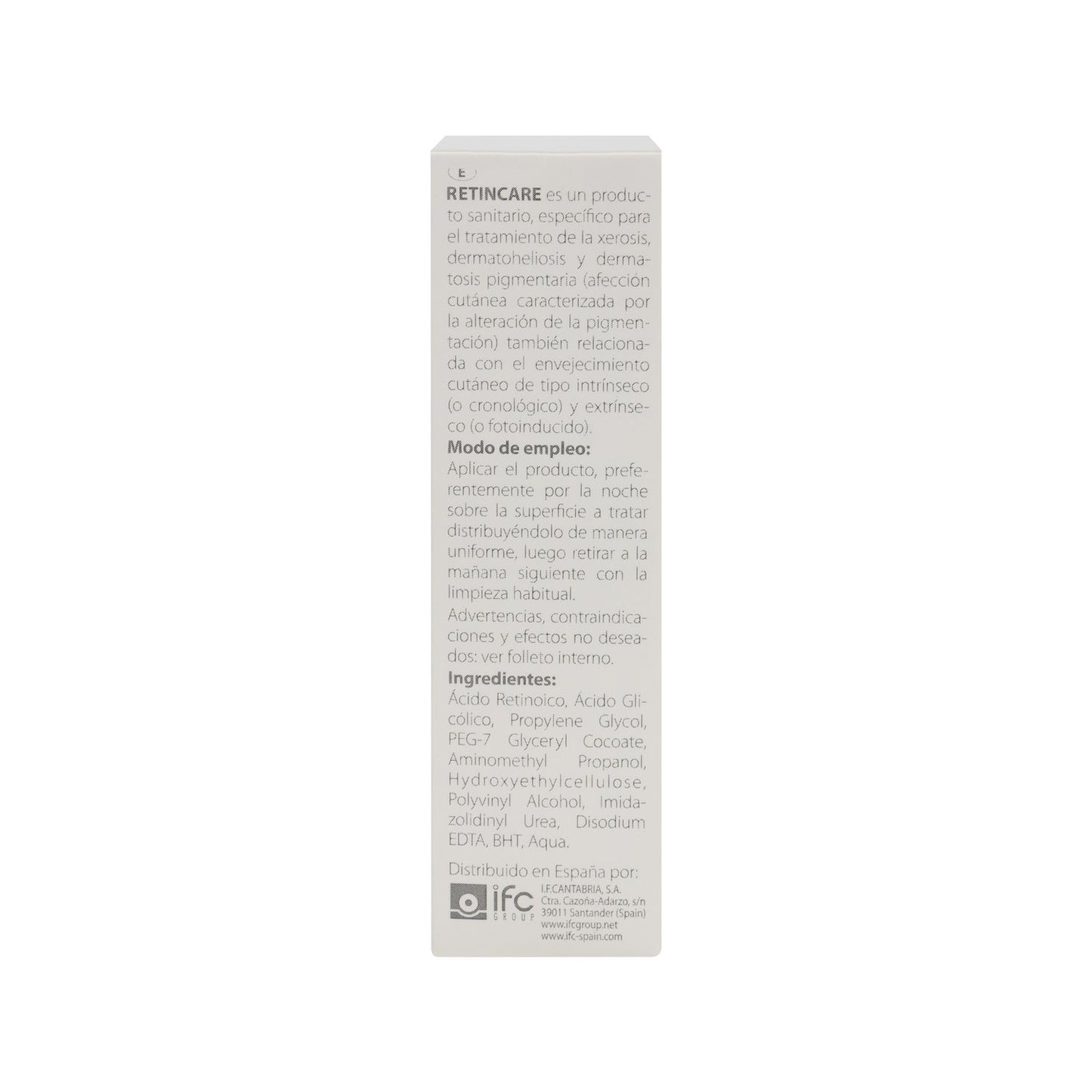 Retincare Hiperpigmentaciones Xerosis Foto/Crono Envejecimiento 30ml
