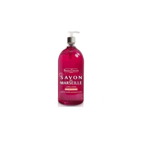 Beauterra Jabón Antiguo Rosa Líquido de Marsella 1 L