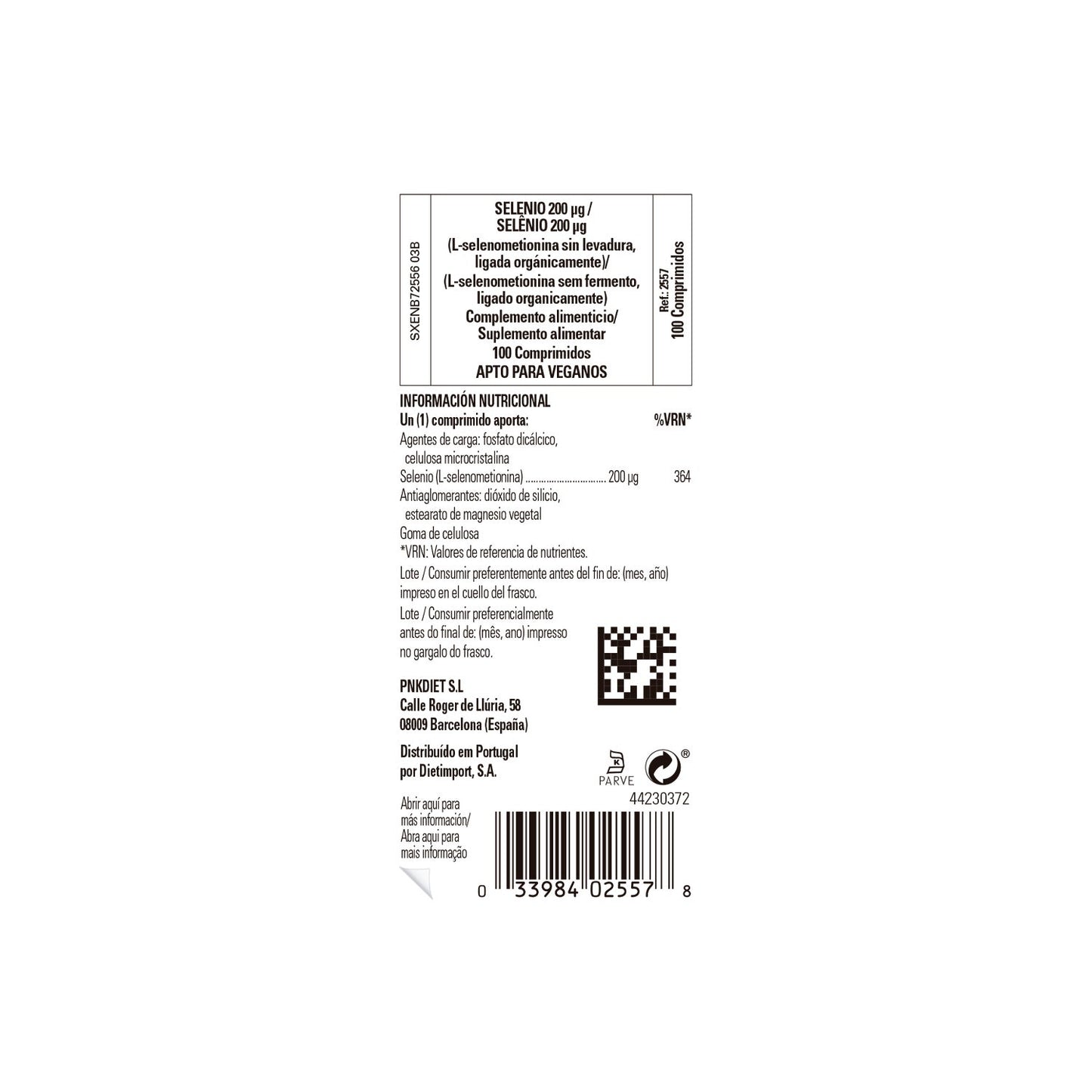 Solgar Selenio 200mcg 100comp