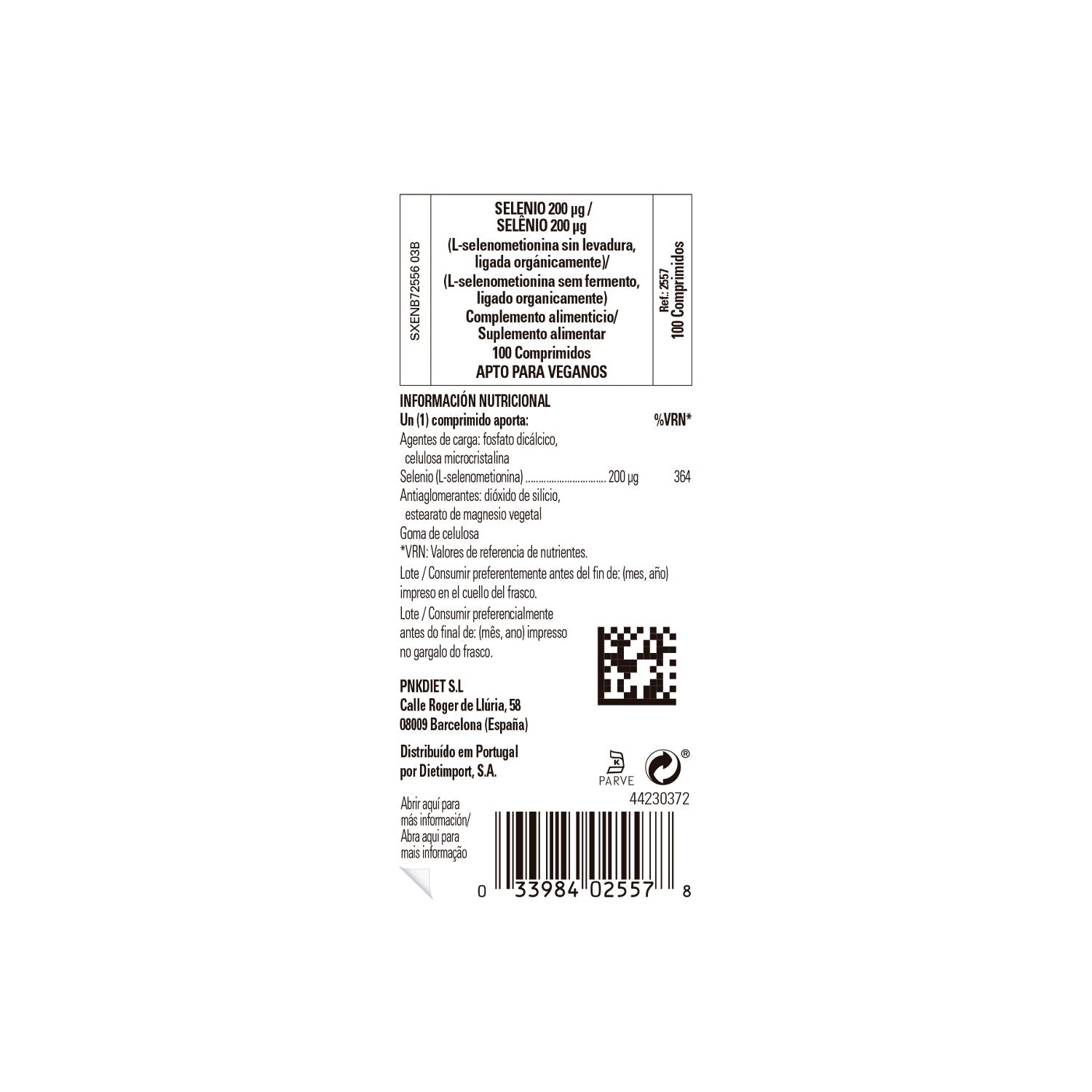 Solgar Selenio 200mcg 100comp