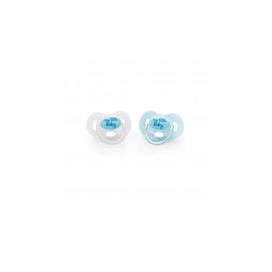 Acofarbaby Chupete Silicona Azul 12M