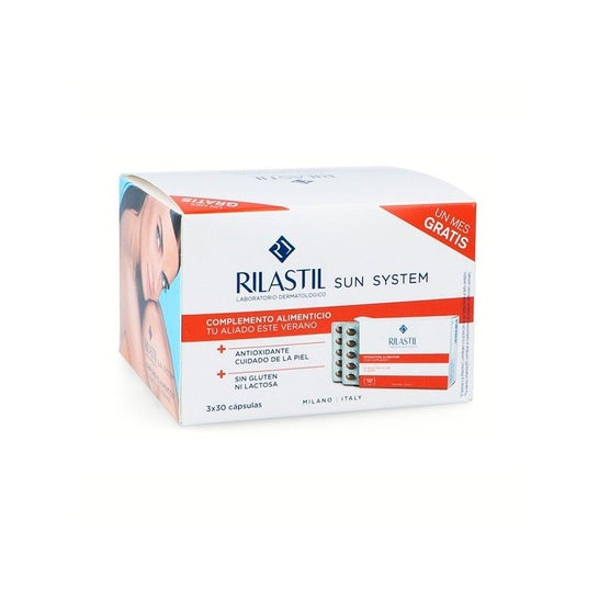 Rilastil Triplo Sun System Oral 3x30cáps