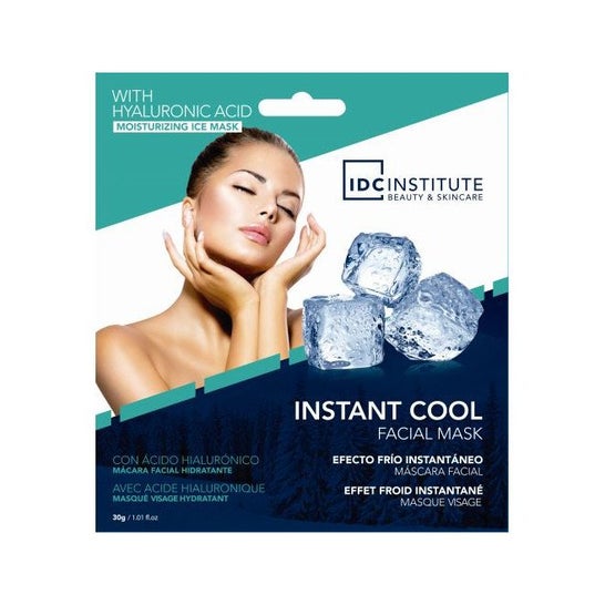 IDC Institute Mascarilla Facial Ácido Hialurónico Efecto Frío 30 g