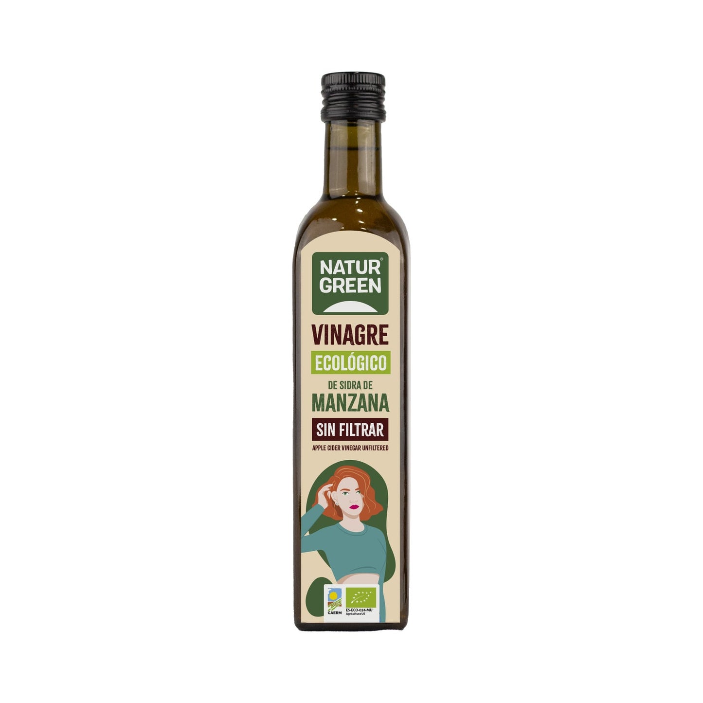 Naturgreen Vinagre De Sidra De Manzana Sin Filtrar Bio 500ml