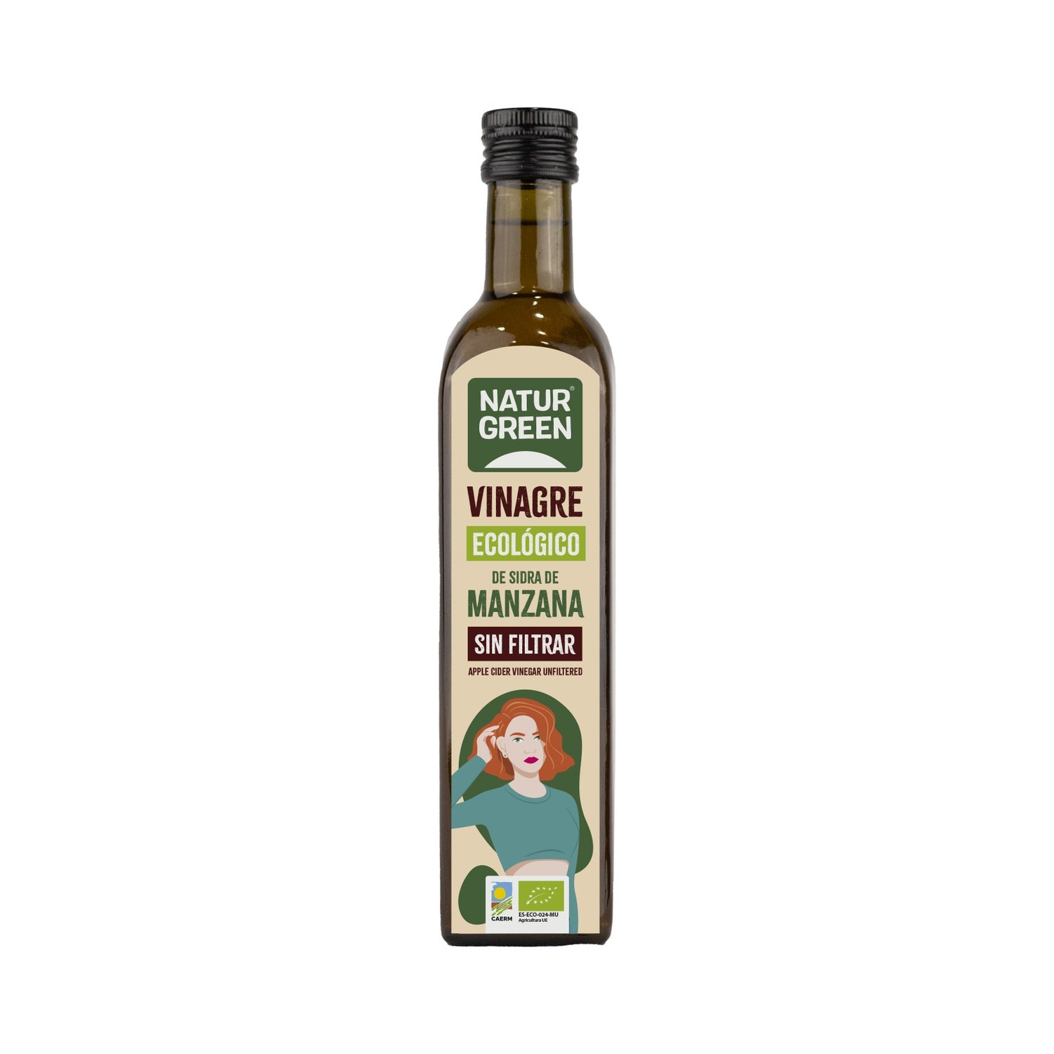 Naturgreen Vinagre De Sidra De Manzana Sin Filtrar Bio 500ml