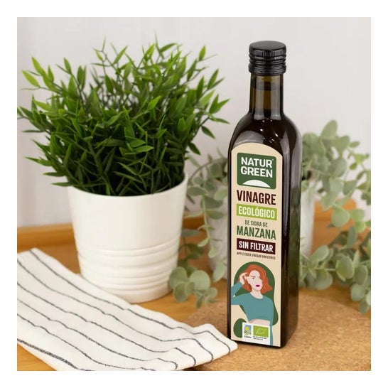 Naturgreen Vinagre De Sidra De Manzana Sin Filtrar Bio 500ml