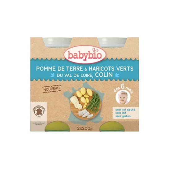 Menú Babybio Legu/Colin Sauv2X200g