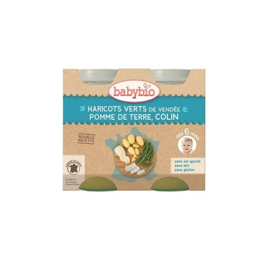 Menú Babybio Legu/Colin Sauv2X200g