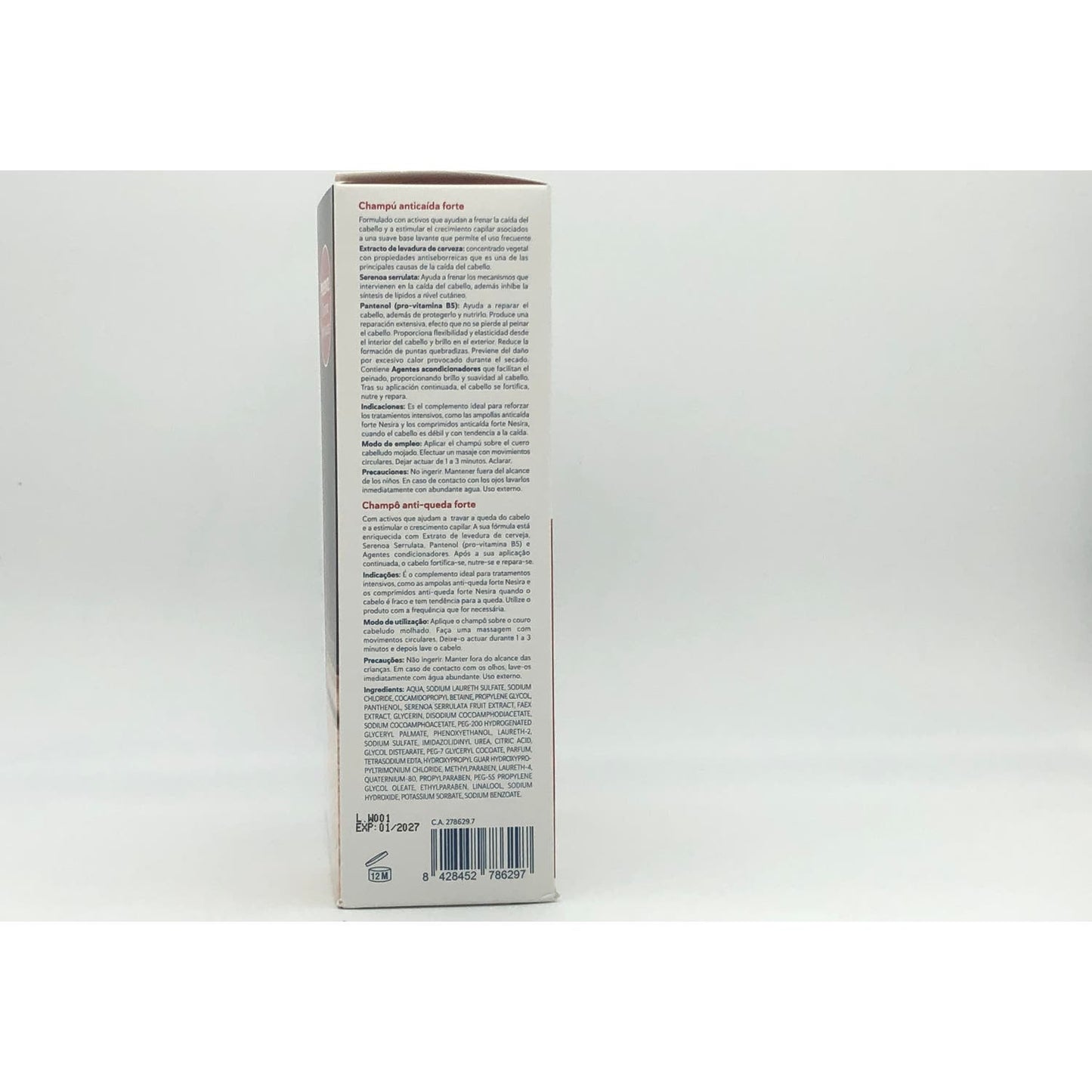 Acofarma Nesira Pack Tratamiento Anticaída Forte 60comp + Champú 400ml