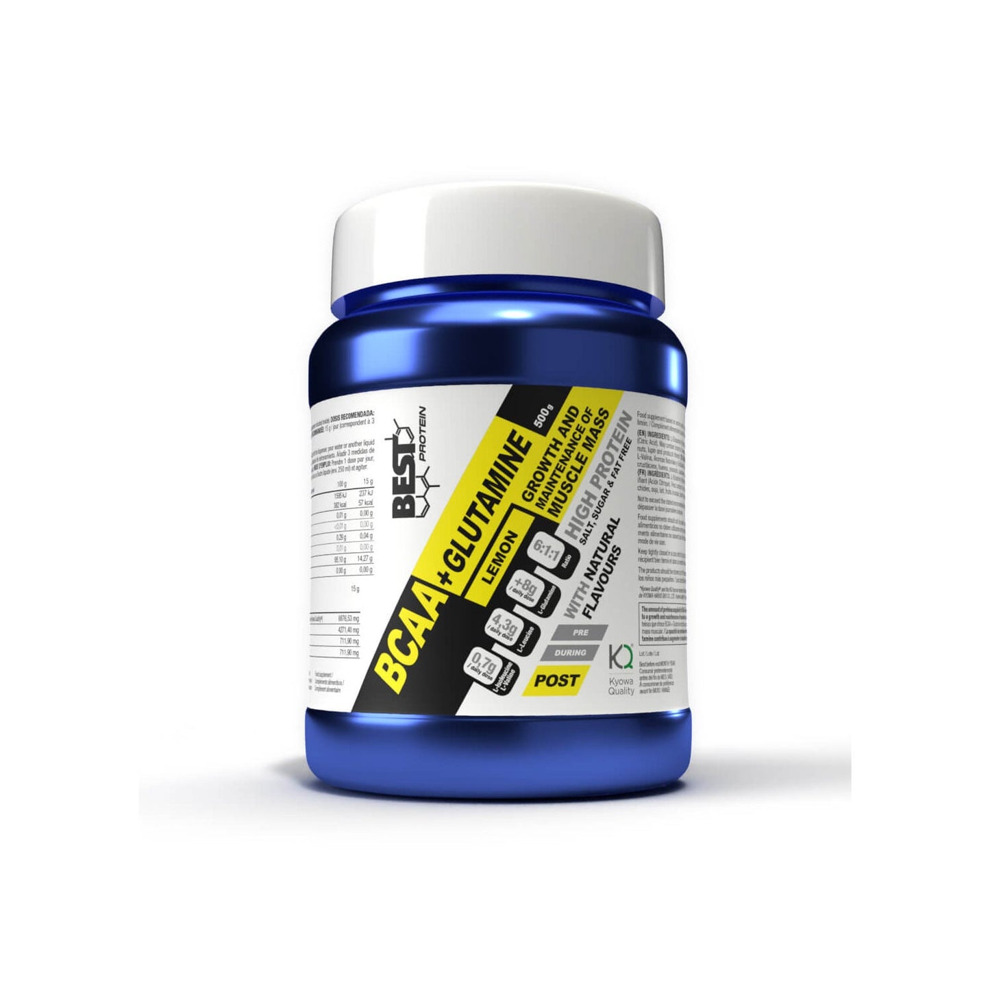 Best Protein Bcaa +Glutamine 6.1.1 Limón 500g