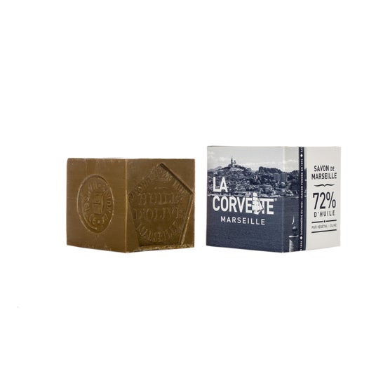 Le Corvette Jabón Marsella Cubo Oliva 500 g