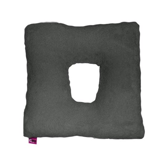 Ubiotex Cojín Cuadrado Gris