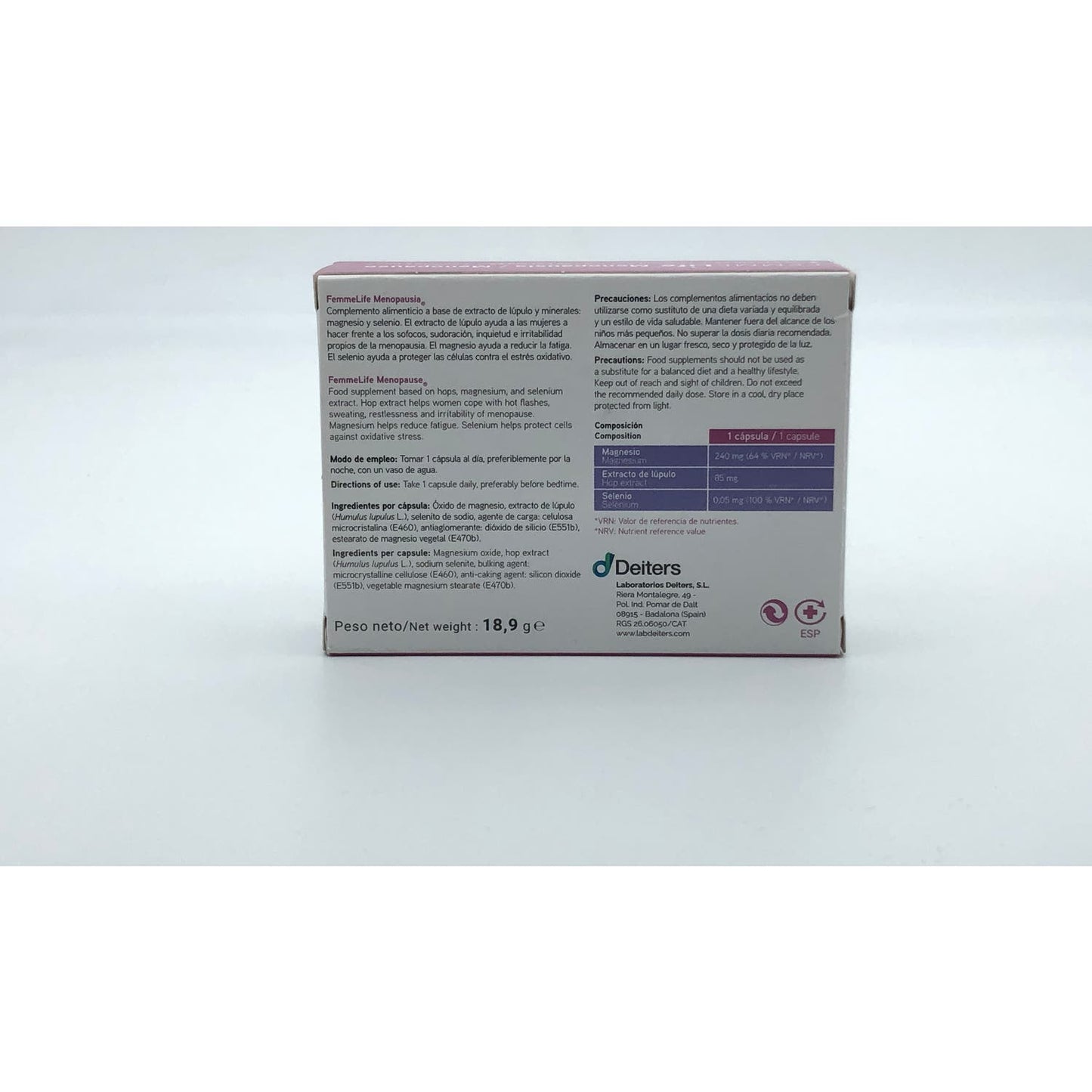 FemmeLife Menopausia 30caps