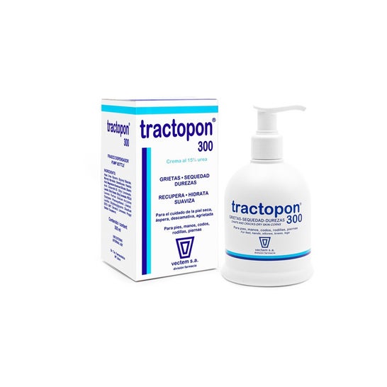 Tractopon 15% Urea Dispensador Grietas Sequedad Durezas 300ml