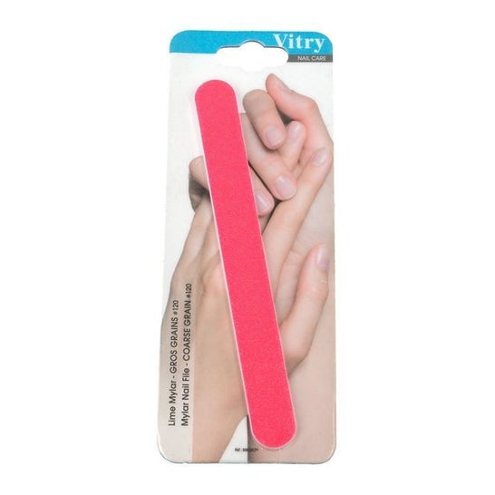 Vitry Lima Mylar Grano Grueso 120 Rosa Fluor 1 ud