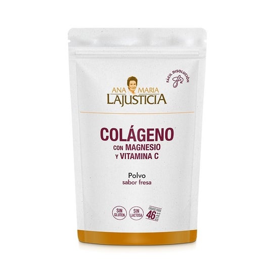 Ana Maria Lajusticia Colágeno con Magnesio y Vitamina C Sabor Fresa 350g