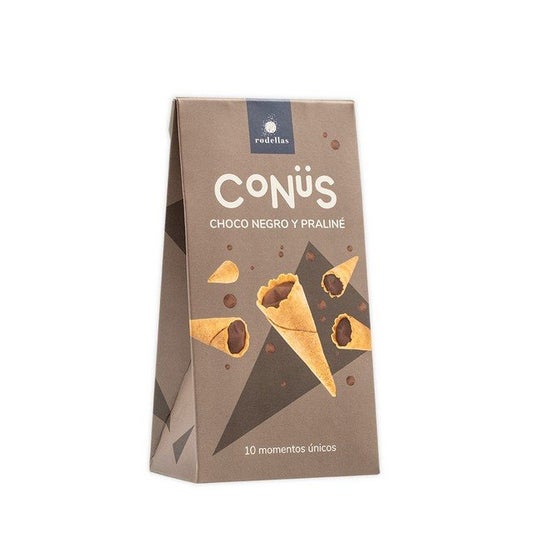 Conüs Chocolate Negro y Praline Bio 10x70g