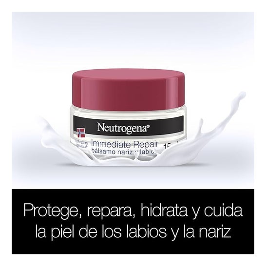Neutrogena® Immediate Repair Bálsamo Nariz y Labios 15ml