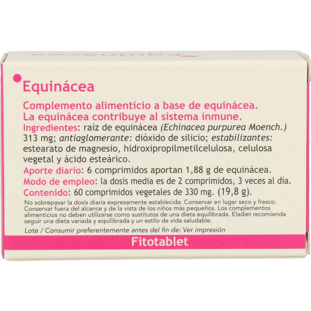 Fitotablet equinácea 60comp