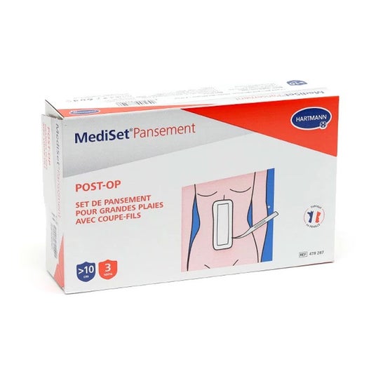 Mediset Apositos Post Operatorios Grandes Plieges 3 uds