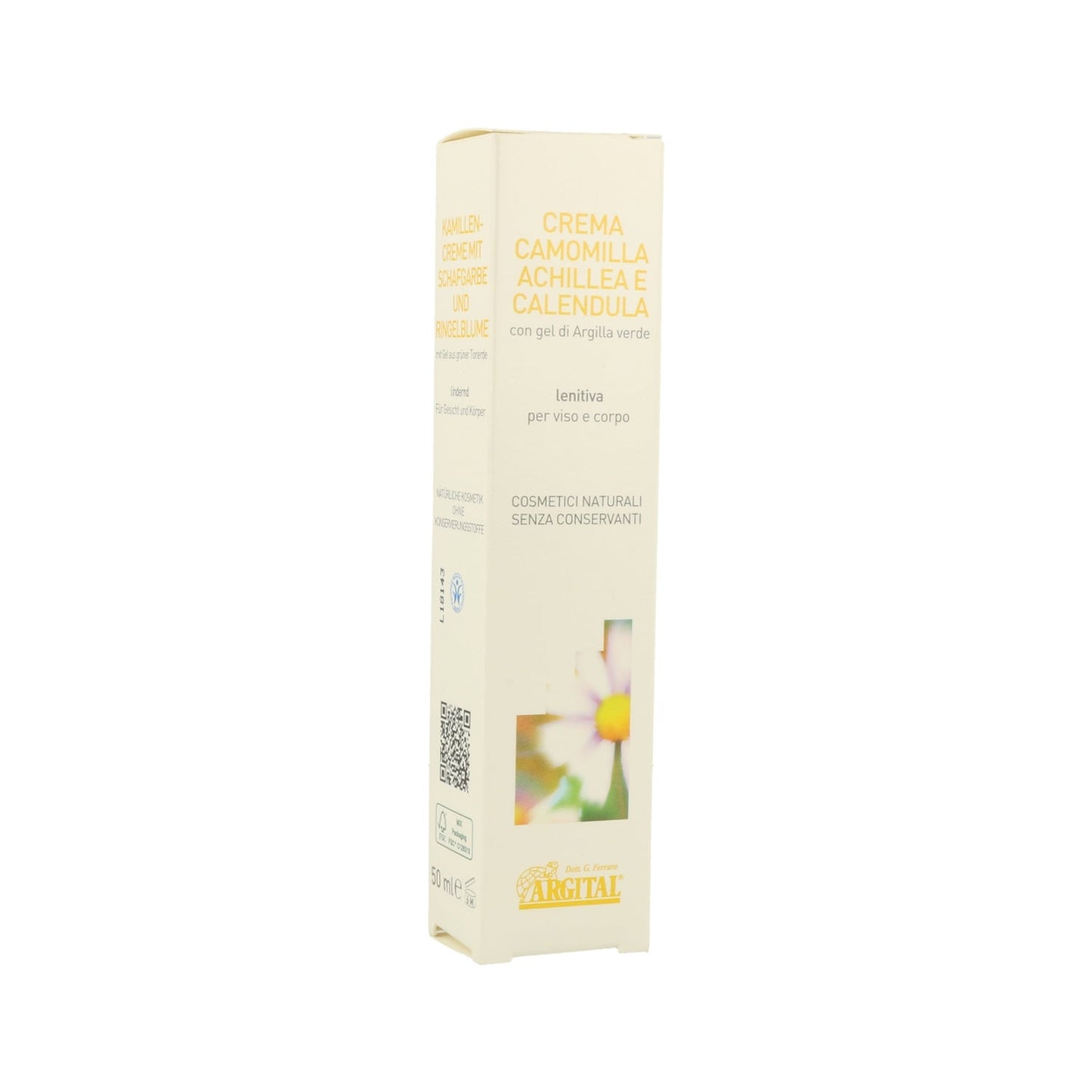Argital Crema de Manzanilla y Caléndula Bio 50ml