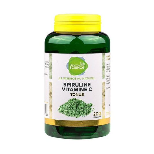 Pharmascience Spirulina Vitamina C Tonus 200 caps