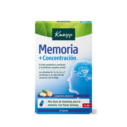 Kneipp Memoria y Concentración 30caps