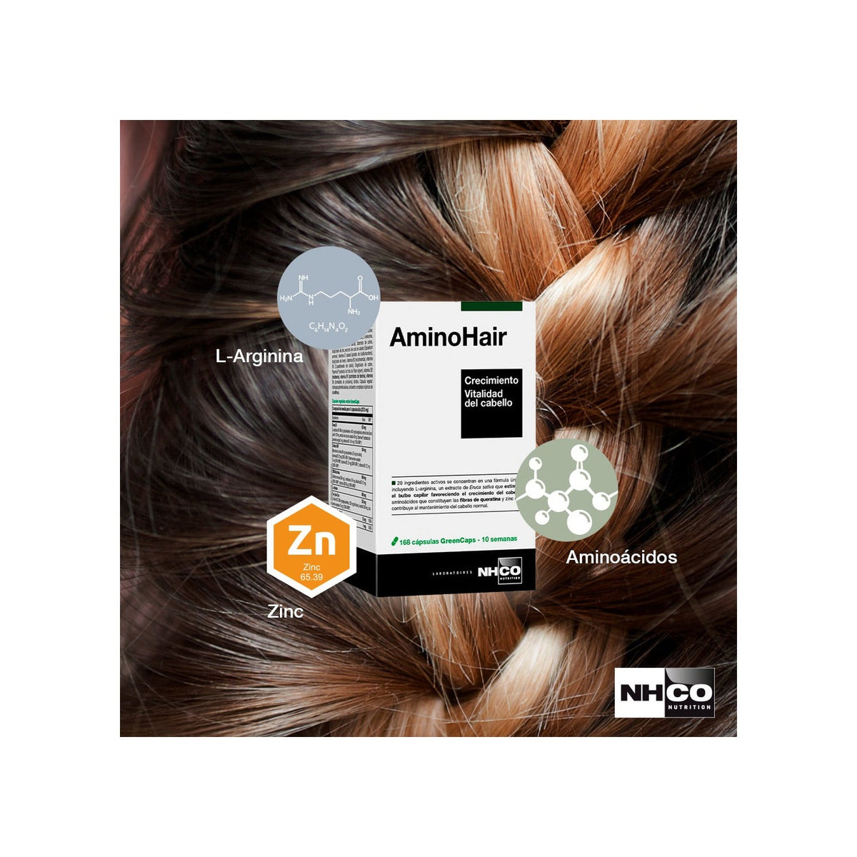 NHCO AminoHair 168caps