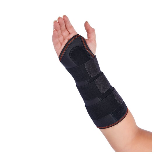 Orliman Muñequera Férula Palmar S/Pulgar Izquierda Negro Mf-52 Talla 1 1 ud