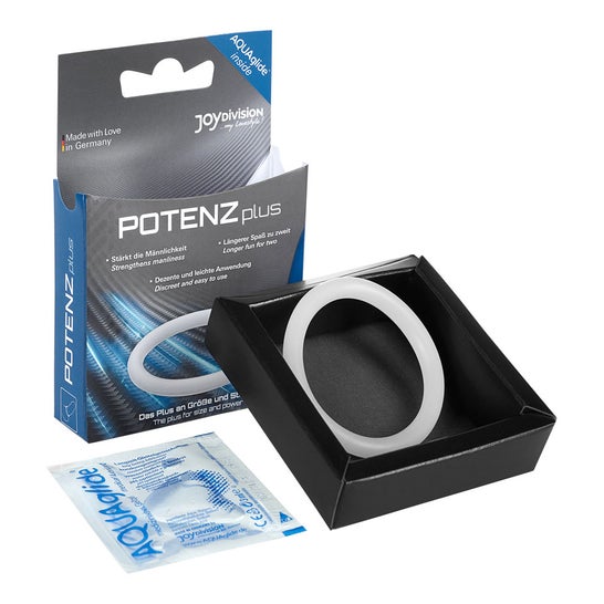 Potenz Plus Anillo Pene Mediano Blanco 1ud