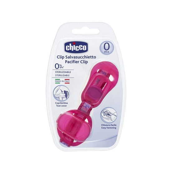 Chicco Portachupetes Rosa