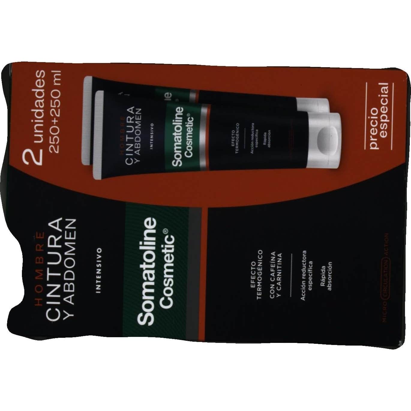 Somatoline Hombre Cintura y Abdomen Intensivo 2x250ml