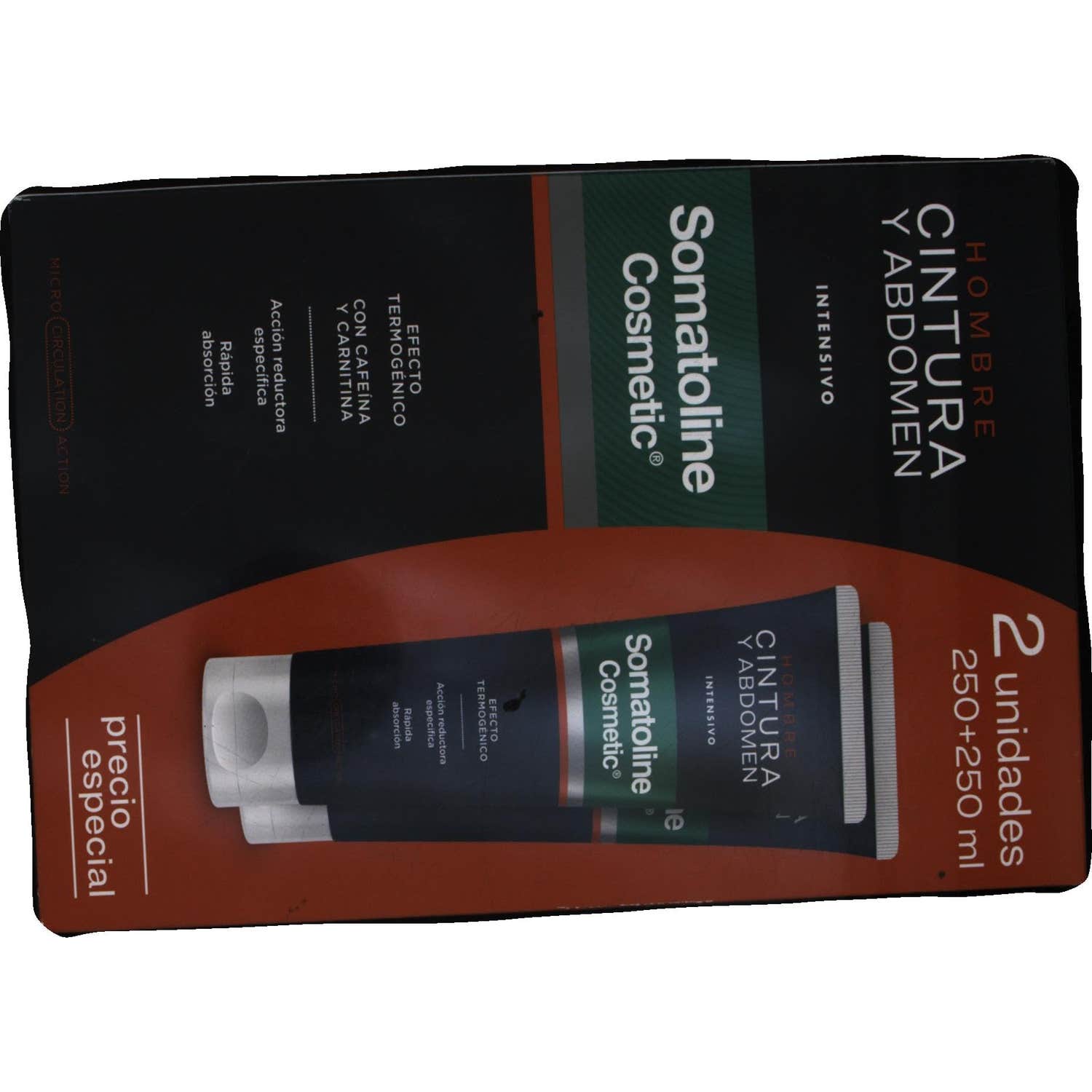Somatoline Hombre Cintura y Abdomen Intensivo 2x250ml